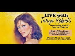 She was one of my favorite charlie's angels. Tanya Roberts Live Chat April 22 2020 With Moderator Mike Pingel Youtube