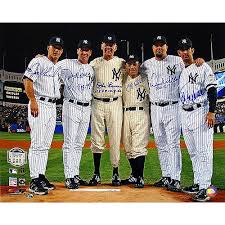 Ny Yankees Signed Photo This Photo Was Taken On The Mound At The Final Game In The Old Yankee Stadium Is H New York Yankees New York Yankees Baseball Yankees
