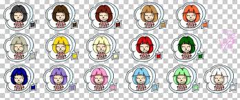 This is my game of animal crossing city folk and i did all the hair styles you can get for the girls and put the colors so you can see how they look too. Animal Crossing New Leaf Animal Crossing City Folk Human Hair Color Hairstyle Png Clipart Animal Crossing