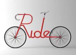 海報設計 結合字體設計 讓腳踏車自己說話 大人物 85454 typography bicycle lettering design