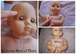 Karen Mom of Three's Craft Blog: New Years Eve My Doll Restoration From My  Ebay Bitty Baby Purchase
