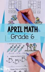 Thanks to philipr for the template. Spring Math Activities For 6th Grade Middle School Spring Math Activities Printable Worksheets Th Spring Math Middle School Math Worksheets Middle School Math