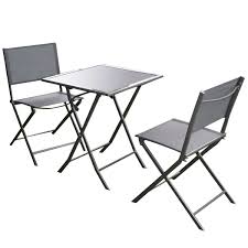 Our outdoor tables and chairs come in a wide variety of sizes, shapes, and uses for your specific preferences and tastes. Outdoor 3 Piece Patio Furniture Folding Table Chair Set Fastfurnishings Com