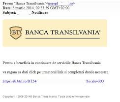 Val De Atacuri Phishing Ce VizeazÄƒ ClienÈ›ii BÄƒncii Transilvania È™i Ing Capital Ro