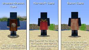 Skin packs add additional skins that players may choose from along with the default skins included with the game's purchase. All Minecraft Minecon And Skin Pack Capes Youtube