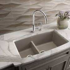 Whitehaven farmhouse undermount apron front cast iron 30 in. Blanco Silgranit Kitchen Sinks 70 30 Split Would Be Nice To Have One Side Larger But Stil Undermount Kitchen Sinks Granite Kitchen Sinks Kitchen Sink Remodel