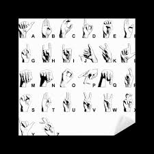 Focusing on real problems, the alphabet gang shares a whimsical story of a group of animals intent on helping students and teachers. Aufkleber Alphabet Signes Des Sourds Pixers Wir Leben Um Zu Verandern