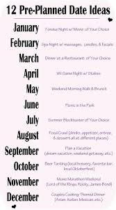 I Like February May November December Cute Date Ideas Dating Date Night