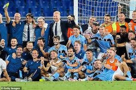 Italian serie a match lazio vs cagliari 23.07.2020. Lazio Ends 13 Years Of Waiting For Champions League Football After Defeating Cagliari In Serie A
