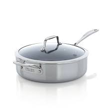 Zwilling J A Henckels Vistaclad Ceramic Nonstick 5 Qt Saute Pan With Lid Crate And Barrel Kitchen Dinnerware Crates