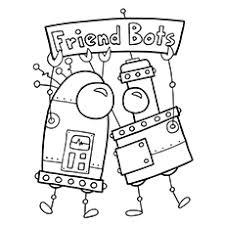 Coloring pages are suitable for children of any age. 20 Cute Free Printable Robot Coloring Pages Online
