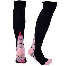 Elastic Compression Socks With Thickened Heel Price 8 56 Eur Free Shipping Clothing Socks Compression Socks Shin Splints Nurse Compression Socks