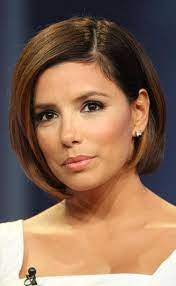 Eva Longoria Brunette Short Straight Bob Hair Styles Bob Hairstyles Hairstyle