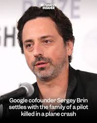 Two pilots died in May 2023 after a plane crash off the coast of  California. The plane belonged to Google cofounder Sergey Brin. (Credit:  Getty Images) #sergeybrin #google #settlement
