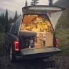 Truck bed camper conversion kit. 1