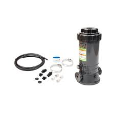 The salt chlorinator is responsible for the clean, sanitized pool water and the exceptional swimming experience. New Automatic Chlorinator For Above Ground And In Ground Pools Off Line 9 Lbs Walmart Canada