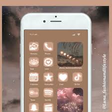46 Neon Beige Ios 14 App Icons Highlight Icons Jpeg Png Etsy In 2020 App Icon Widget Icon Ios App Icon