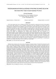 Proses terjadinya perdagangan antar pulau. Https Media Neliti Com Media Publications 227654 Perdagangan Antarpulau Beras Di Provinsi 81a5ab58 Pdf