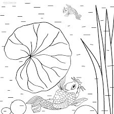 Fun lily coloring pages help you celebrate the seasons. Printable Lily Pad Coloring Pages For Kids