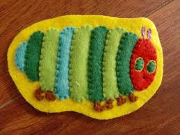 shido rico フェルトのおさるのジョージ はらぺこあおむしワッペン 手作り 小物 0歳児 手作りおもちゃ おさるのジョージ