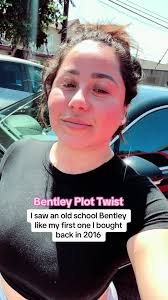 I pulled up to the bank and saw a retro #Bentley that was really shiny. I  got a little mad because I have the same model. But 2 doors ,and the paint  is fading… so its just parked. 🤭 next thing you ...