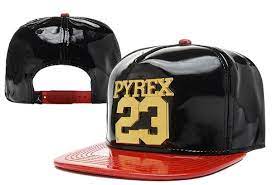 Hot Fashion Pyrex 23 Snapbacks Hat Leather Adjustable Popular Street Cap 6 Pc 20 Pcs Per Lot Mix Styles Order Is Available Snapback Hats Black And Red Leather