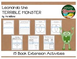 This activity is part of reading comprehension and close leonardo the terrible monster reading comprehension lesson plans with student response activities. Leonardo The Terrible Monster By Mo Willems 15 Book Extension Activities No Prep