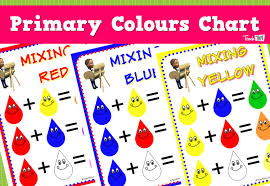 primary colours chart teacher resources and classroom