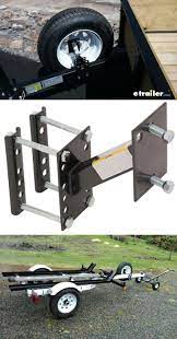 Maxxtow Spare Tire Carrier For 3 X 5 Trailer Frames 4 Lug And 5 Lug Wheels Maxxtow Spare Tire Ca Spare Tire Trailer Go Kart
