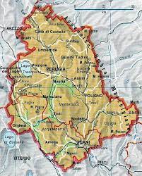 /ˈumbrja/) è una regione dell'italia centrale posta nel cuore della penisola, storicamente la terra abitata in età antica dagli umbri, da cui prende il nome: Mappa Della Regione Umbria L Umbria