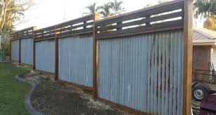 However, there are several varieties of corrugated board. Recycled Hardwood Timber Fence Rusty Corrugated Iron Joist Tierra Este 85029 Backyard Fences Iron Fence Fence