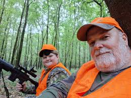 Sorry for the crappy picture the one is a very nice buck but you can't tell  because my phone camera sucks and a piebald doe. There was 5 deer in total |