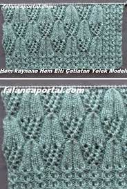 Hem Kaynana Hem Elti Catlatan Yelek Modeli Orme Tezgahi Desenleri Orgu Desenleri Tig Desenleri