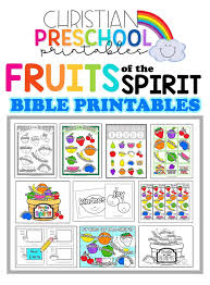 Click here to download the 11 page book as one pdf file. Fruit Of The Spirit Printables Christian Preschool Printables