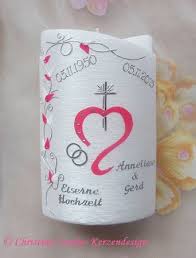 Jubilaumskerze Eiserne Hochzeit Elegant Glammor Hochzeit Traukerze Trauung Trauredner Ehe Wedding Brautkerze Eiserne Hochzeit Kerzen Verzieren Kerzen
