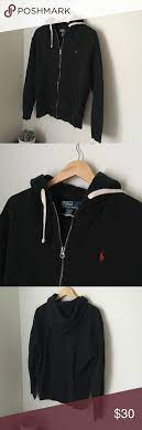 Vintage Black Polo Ralph Lauren Hoodie Ralph Lauren Hoodie Polo Ralph Lauren Hoodie Black Polo