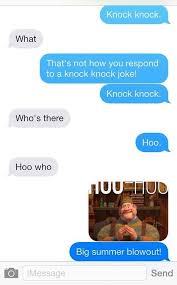 A collection of funny knock knock jokes. Disney Knock Knock Jokes