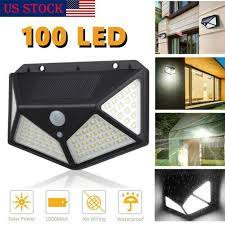 100 Led Outdoor Waterproof Solar Powered Wall Lamp Motion Sensor Security Light Solar Lamp Solarlamp Solar Solar Power Diy Outdoor Solar Lamps Solar Lamp