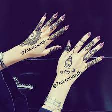 673 likes 22 comments حناء منال 7na mnonth on instagram رمضان مبارك ينعاد علينا وعليكم بالصحه والعافي henna tattoo hand henna hand tattoo henna tattoo