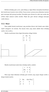 Maybe you would like to learn more about one of these? Bab V Transformasi 2d Pdf Free Download