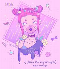 Draw This In Your Style I D Love To See Your Interpretation Of My Character Update I Will No Lo Colorful Drawings Retro Cartoons My Character