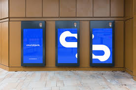 Digital Lightbox Mockup Psd Design Smart Objects Signage Mockups Digital Signage Sign Mockup Lightbox Signage