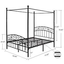 Updated september 20, 2020 by sheila o'neill. Mcdonough Bed Canopy Bed Frame Metal Canopy Bed Headboard Styles