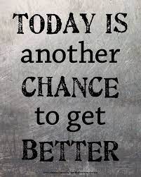 Today Is Another Chance To Get Better Inspirational Quote 8 X 10 Sport Poster Print Work Quotes Fitness Inspiration Quotes Best Inspirational Quotes