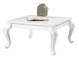 Kiefernholz massiv weiß 69, kostenlose lieferung weitere farben vicco couchtisch leo 60x100cm sonoma eiche weiß wohnzimmertisch beistelltisch 82,. Barock Couchtisch Hochglanz Weiss 80x80 Cm Real De