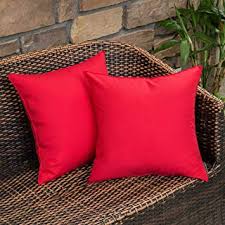 Maximize style & comfort with decorative pillows. Amazon Com Patio Furniture Pillows Red Decorative Pillows Patio Seating Patio Lawn Garden