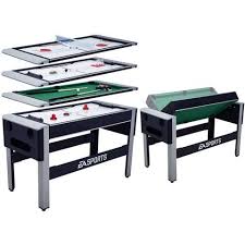 Ea Sports 4 In 1 Swivel Hockey Table Tennis Bowling Billiard Pool Game Table Small Pool Table Table Games Game Room Decor