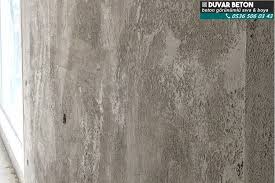 Beton Rengi Boya Beton Efektli Siva Beton Gorunumlu Duvar Dekorasyon