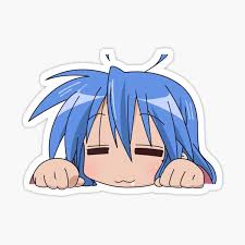 What is the english language plot outline for raki suta: Konata Lucky Star Stickers Redbubble