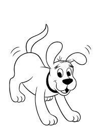Now you can color him and his adventures with his friends and with emily elizabeth. Clifford The Big Red Dog Shake His Tail Coloring Page Coloring Sun